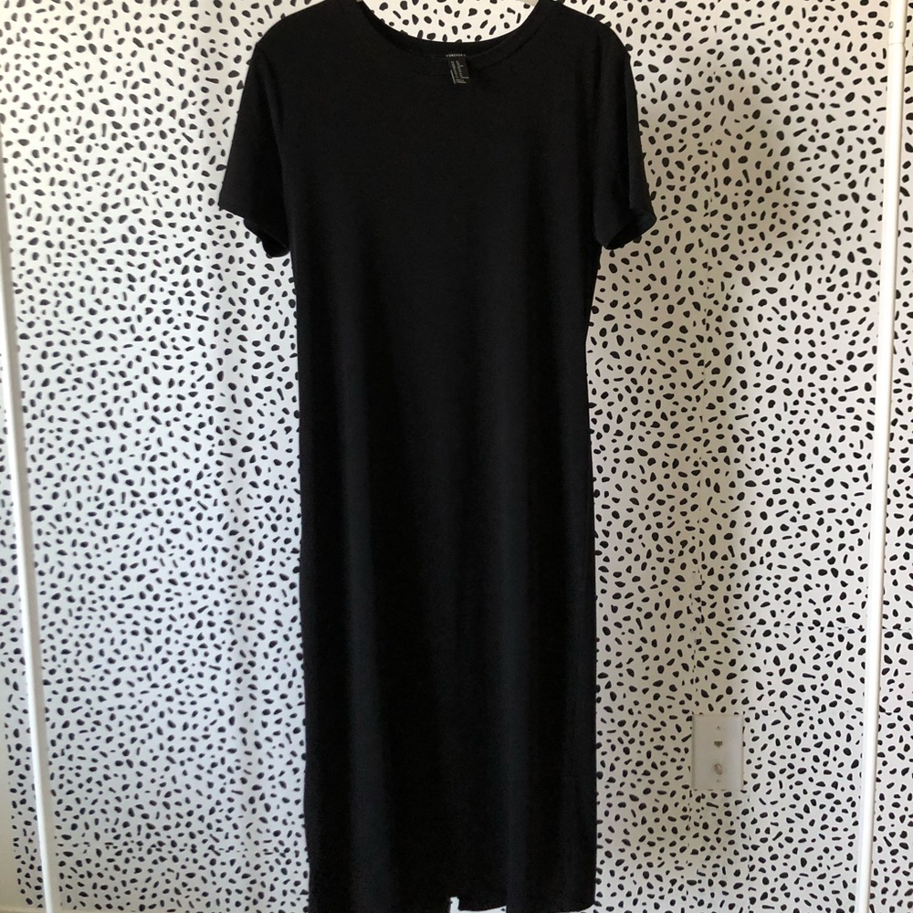 Forever 21 Black T-Shirt dress